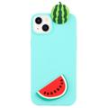 3D Cartoon iPhone 14 Etui z TPU