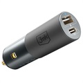 Podwójna Szybka Ładowarka Samochodowa 3MK Hyper - USB-A, USB-C - 100W