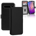 Skórzane Etui 3Sixt NeoWallet 2-w-1 do Samsung Galaxy S10 - Czarne
