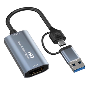 Karta do Przechwytywania Video z Wejściem Mikrofonowym i Wyjściem Liniowym - USB 2.0, HDMI