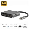 Adapter USB-C 4smarts OfficeCord Dual Screen - Samsung Dex, Huawei MateDock