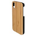 iPhone X Etui Clip-On 4smarts Trendline Wood - Bambus