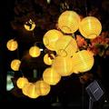 20 LED Solar Lantern Lamp IP65 Wodoodporny dekoracyjny wiszący pasek świetlny na zewnątrz Yard Festival - 5m