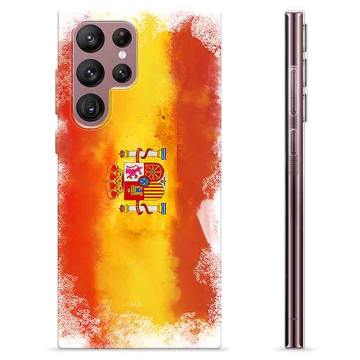 Etui TPU - Samsung Galaxy S22 Ultra 5G - Hiszpańska Flaga
