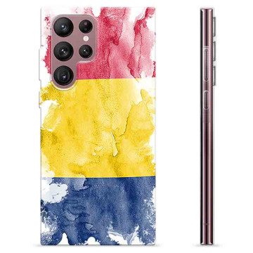 Etui TPU - Samsung Galaxy S22 Ultra 5G - Rumuńska Flaga