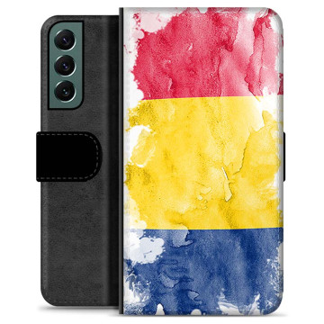 Etui Portfel - Samsung Galaxy S22+ 5G - Rumuńska Flaga