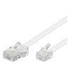 Kabel Telefoniczny RJ11-RJ45 - 15 m - Biały