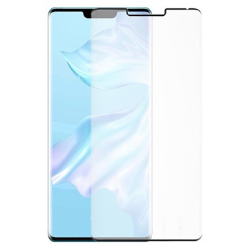 Huawei Mate 30 Pro Szkło Hartowane 9D - Pełne Zabezpieczenie - Czarne