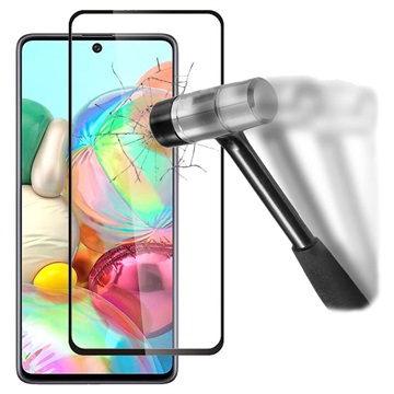 Samsung Galaxy A51 5G Szkło Hartowane 9D - Pełne Zabezpieczenie - Czerń