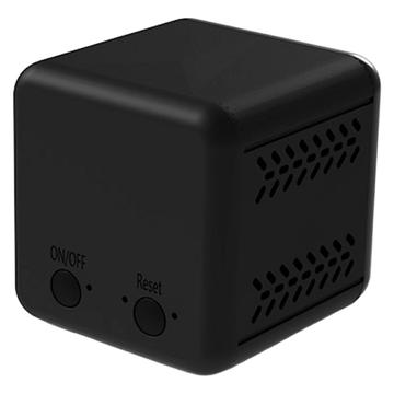 Bezprzewodowa mini kamera WiFi A19 z noktowizorem na podczerwień i alarmem ruchu - czarna