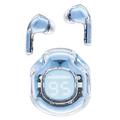 ACEFAST T8 / AT8 Crystal (2) Kolorowe słuchawki douszne Bluetooth Lekki bezprzewodowy zestaw słuchawkowy do pracy - Niebieski