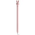 AHASTYLE PT129-1 do rysika Apple Pencil 1. generacji Silikone Cover - Pink Rabbit