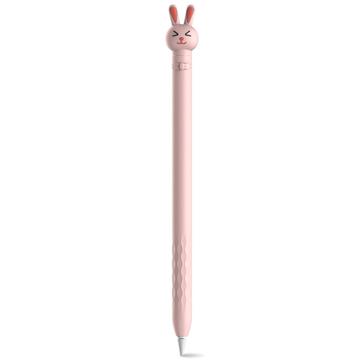 AHASTYLE PT129-1 do rysika Apple Pencil 1. generacji Silikone Cover - Pink Rabbit