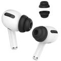 AHASTYLE PT99-2 1 para wkładek dousznych do słuchawek Apple AirPods Pro 2 / AirPods Pro Bluetooth Silikonowe nakładki na słuchawki, rozmiar S - czarne