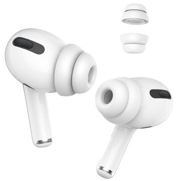 AHASTYLE PT99-2 1 para końcówek dousznych do słuchawek Apple AirPods Pro 2 / AirPods Pro Bluetooth z silikonowymi nakładkami, rozmiar S - białe