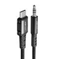 Kabel audio Acefast USB-C do gniazda 3,5 mm - 1,2 m - czarny