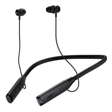 Słuchawki nauszne Bluetooth Acefast N7 z wyświetlaczem LED i funkcją Bass Boost - czarne