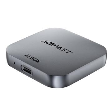 Acefast QC2 Wireless CarPlay/Android Auto AI Box - szary