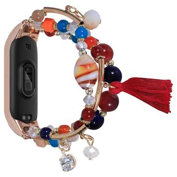 Xiaomi Mi Smart Band 7 Pasek z Serii Agate Beads - Kolorowy