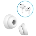 Wkładki douszne Tech-Protect do słuchawek AirPods Pro - S, M, L - Białe