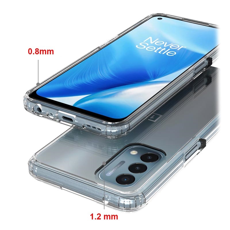 Ode Na Zadrapania Hybrydowe Etui Do Oneplus Nord N0 5g Przezroczyste