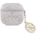 AirPods 4 Guess 4G Strass Charm Case - różowy