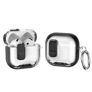 Ochronne etui hybrydowe AirPods 4 z zamkiem i haczykiem