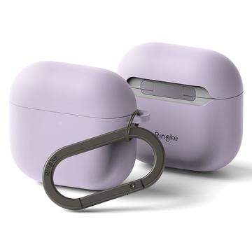 AirPods 4 Ringke Silikonowe etui - ochrona przed wstrząsami - jasnofioletowy