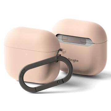 AirPods 4 Ringke Silicone Case - Ochrona przed wstrząsami - Różowy piasek