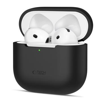 AirPods 4 Tech-Protect Silikonowe etui - Czarny