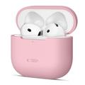 AirPods 4 Tech-Protect Silikonowe etui - Przykurzony róż