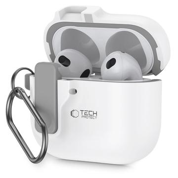 Etui AirPods 4 Tech-Protect Slim Hook - biały