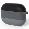 AirPods Pro 3 Gradient Shockproof Silicone Case z karabińczykiem - czarny