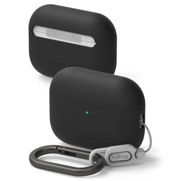 AirPods Pro 3 Ringke Silikonowe etui - ochrona przed wstrząsami - czarny