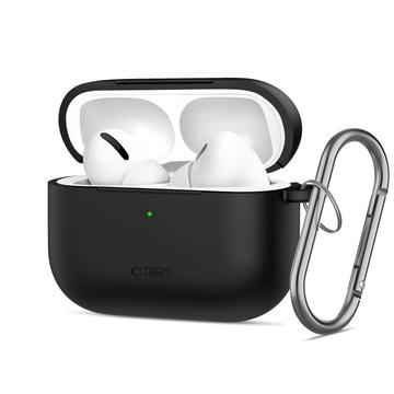 Etui na haczyk silikonowy Airpods Pro 3 Tech-Protect - Czarny