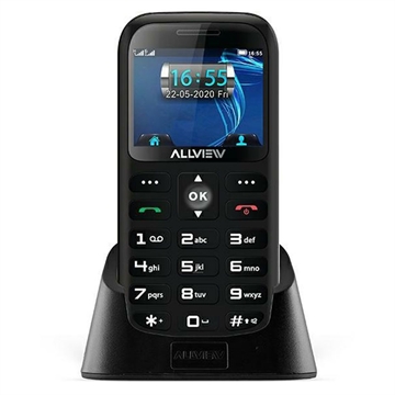 Telefon dla Seniora Allview D3 z Przyciskiem SOS - 3G, Dual SIM - Czerń