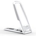 Uchwyt samoprzylepny ze stopu aluminium Stojak na telefon komórkowy Składany stojak na telefon komórkowy - srebrny