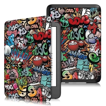 Inteligentne zamykane etui do tabletu Amazon Kindle 11th Gen (2022) - Graffiti