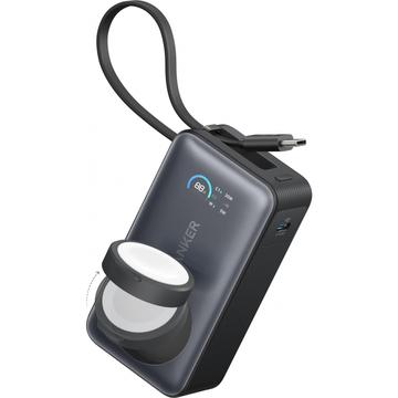 Anker MagGo 10000mAh Power Bank z ładowarką do Apple Watch - 35W - Czarny