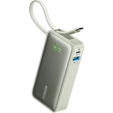 Power Bank Anker Nano 545 10000mAh z kablem USB-C - 30W - Zielony