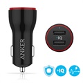 Uniwersalna Szybka Ładowarka Samochodowa Anker PowerDrive 2 - 4.8A - Czarna