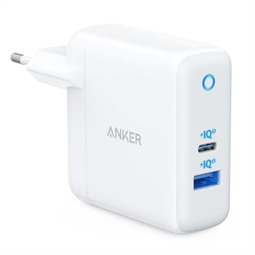 Dwuportowa ładowarka ścienna Anker PowerPort PD+ 2 - 35W - biała