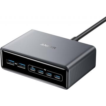 Stacja ładująca Anker Prime 200W - 4x USB-C, 2x USB-A - czarna