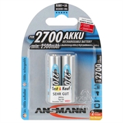 ANSMANN Energy AA type Batterier til generelt brug (genopladelige) 2700mAh - 2 Szt