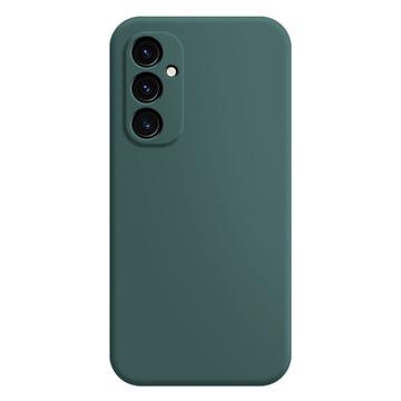 Samsung Galaxy A14/A14 5G Matowy Pokrowiec TPU Anti-Fingerprint - Ciemna Zieleń