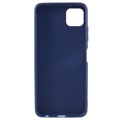 Samsung Galaxy A22 5G, Galaxy F42 5G Matowy Pokrowiec TPU Anti-Fingerprint - Ciemnoniebieski