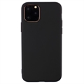 iPhone 15 Pro Max Matowy Pokrowiec TPU Anti-Fingerprint - Czarne