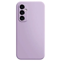 Samsung Galaxy A14/A14 5G Matowy Pokrowiec TPU Anti-Fingerprint - Fiolet