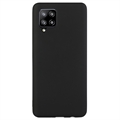 Samsung Galaxy A42 5G Matowy Pokrowiec TPU Anti-Fingerprint - Czarne
