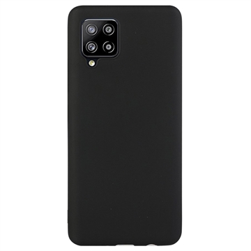 Samsung Galaxy A42 5G Matowy Pokrowiec TPU Anti-Fingerprint - Czarne